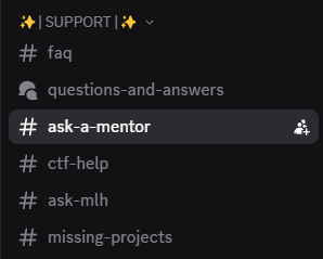 mentor support channel